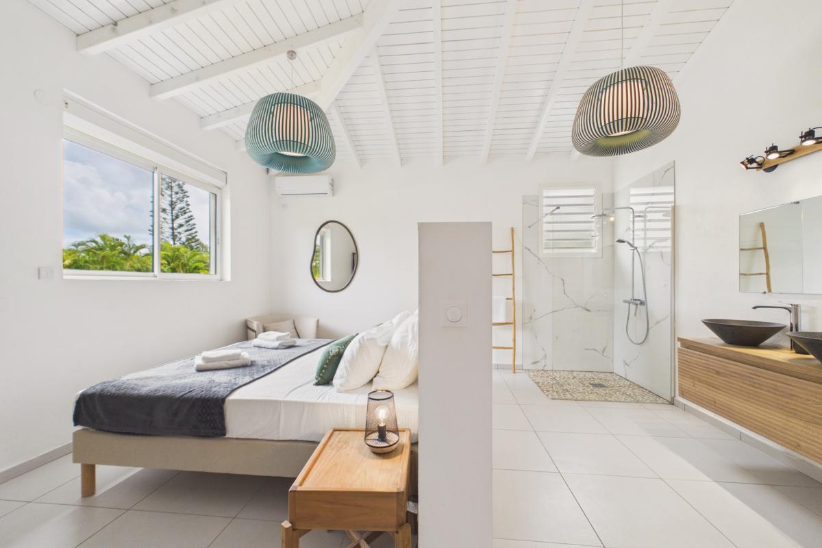 17.Location villa avec piscine vue mer Saint François Guadeloupe